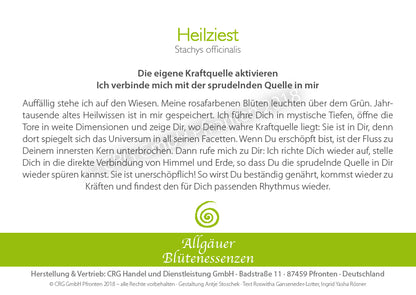 Essence florale d’Allgäu – zeste médicinal
