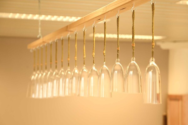 Cloches de cristal, lot de 15