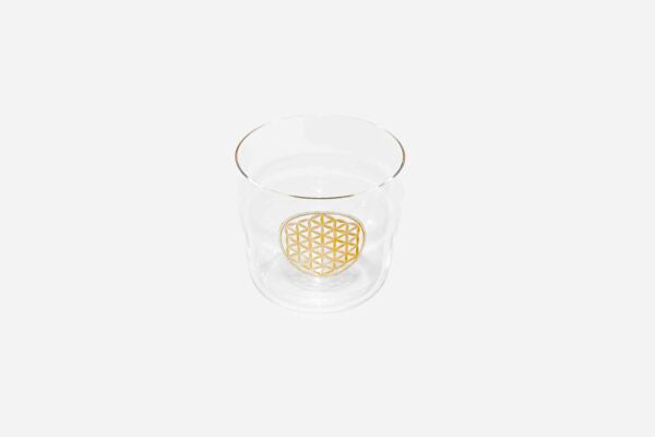 Bol chantant en cristal Fleur de Vie, La, 13 cm