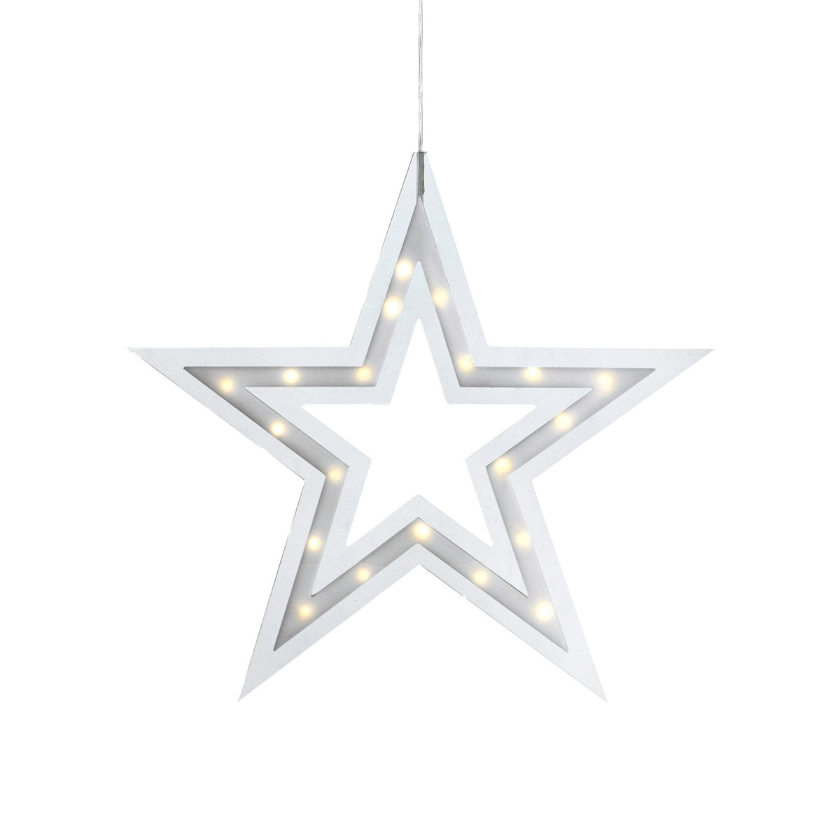 Kville LED Stern 40 cm weiss