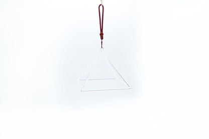 Pyramide en cristal couleurs arc-en-ciel 19 cm