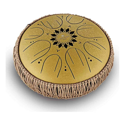 Medium Octave Steel Tongue Drum C-Dur Gold