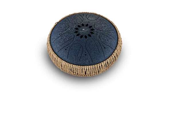 Steel Tongue Drum Octave moyenne Do mineur bleu