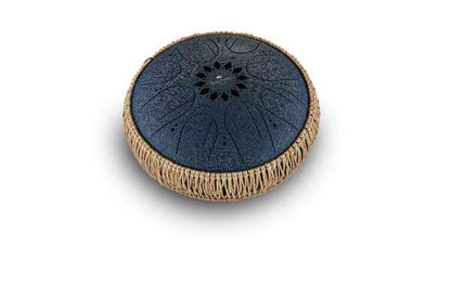 Steel Tongue Drum Octave moyenne Do mineur bleu