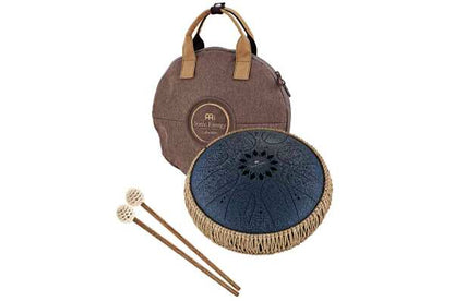 Steel Tongue Drum Octave moyenne Do mineur bleu