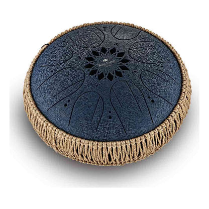 Medium Octave Steel Tongue Drum c-Moll Blau