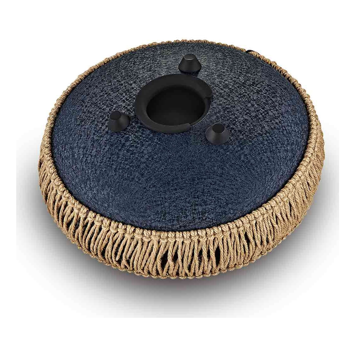 Medium Octave Steel Tongue Drum c-Moll Blau