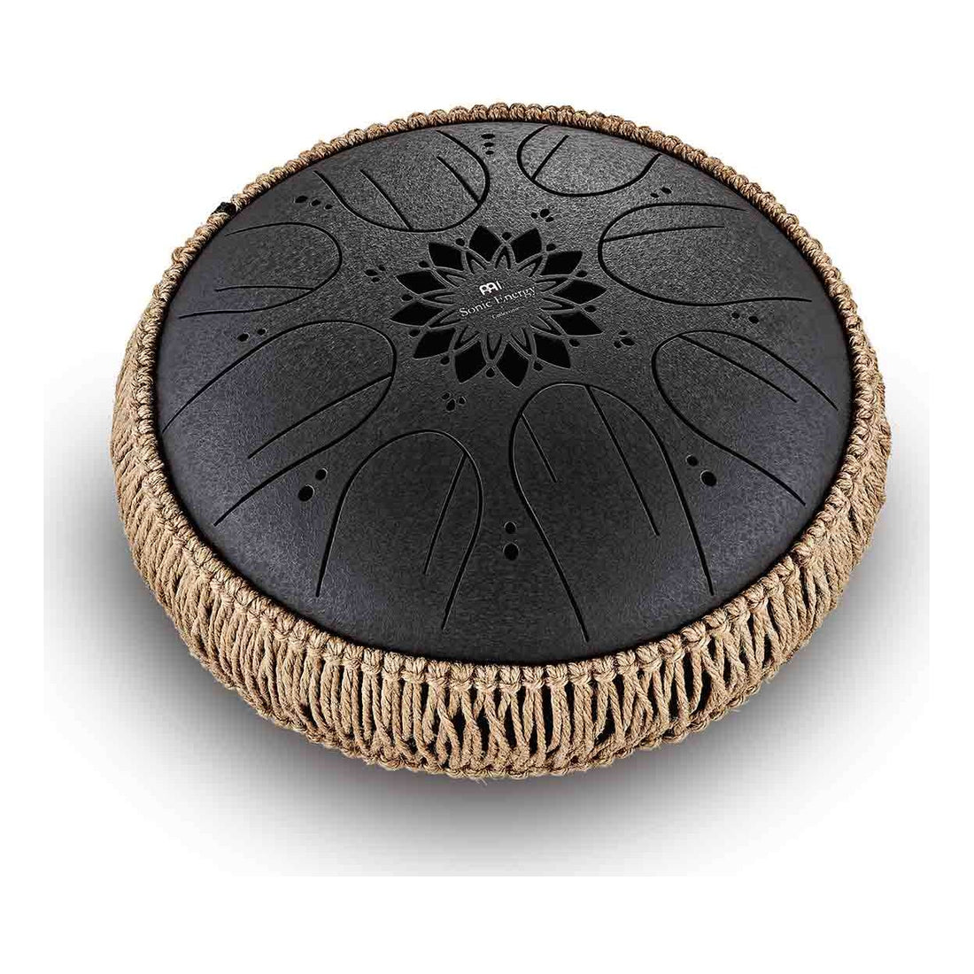 Octave Steel Tongue Drum Medium Si mineur Noir