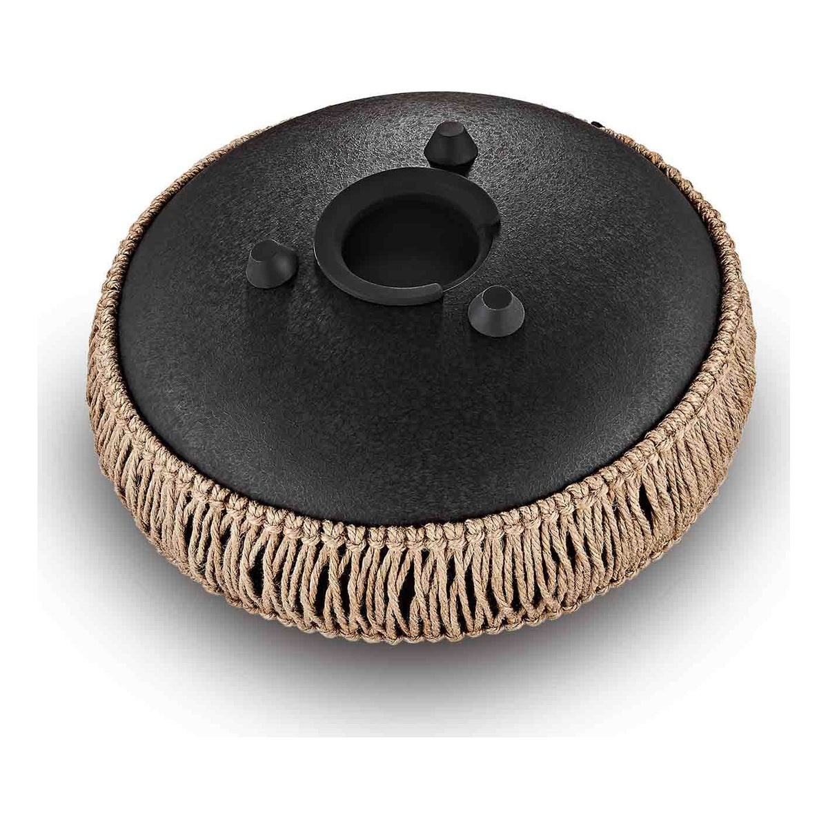 Medium Octave Steel Tongue Drum h-Moll Schwarz