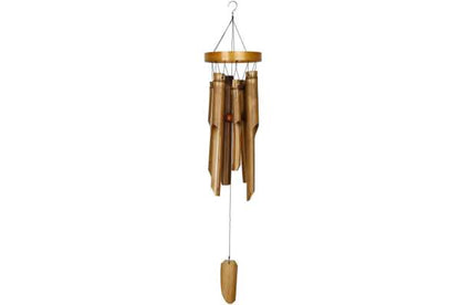 Natural Ring Bamboo Chime mittel