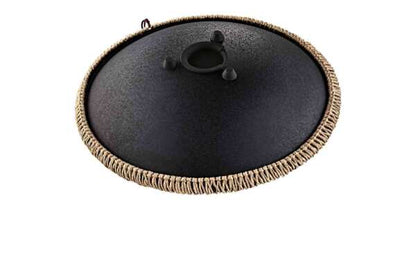 Octave Steel Tongue Drum Ré Noir gravé