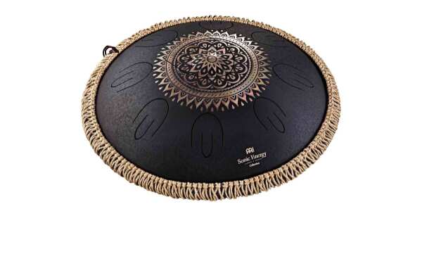 Octave Steel Tongue Drum Ré Noir gravé