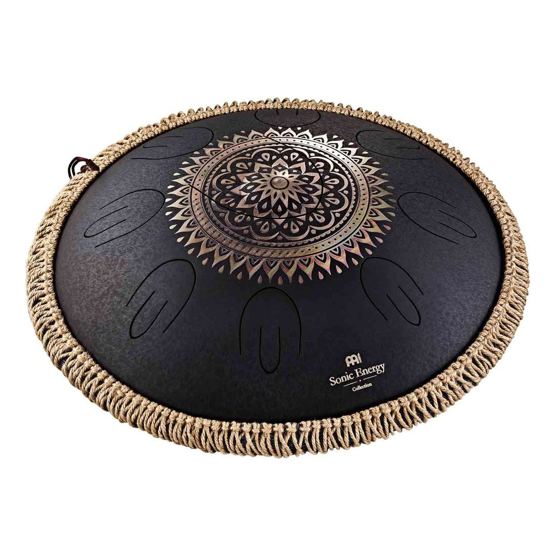 Octave Steel Tongue Drum D Kurd Noir avec gravure