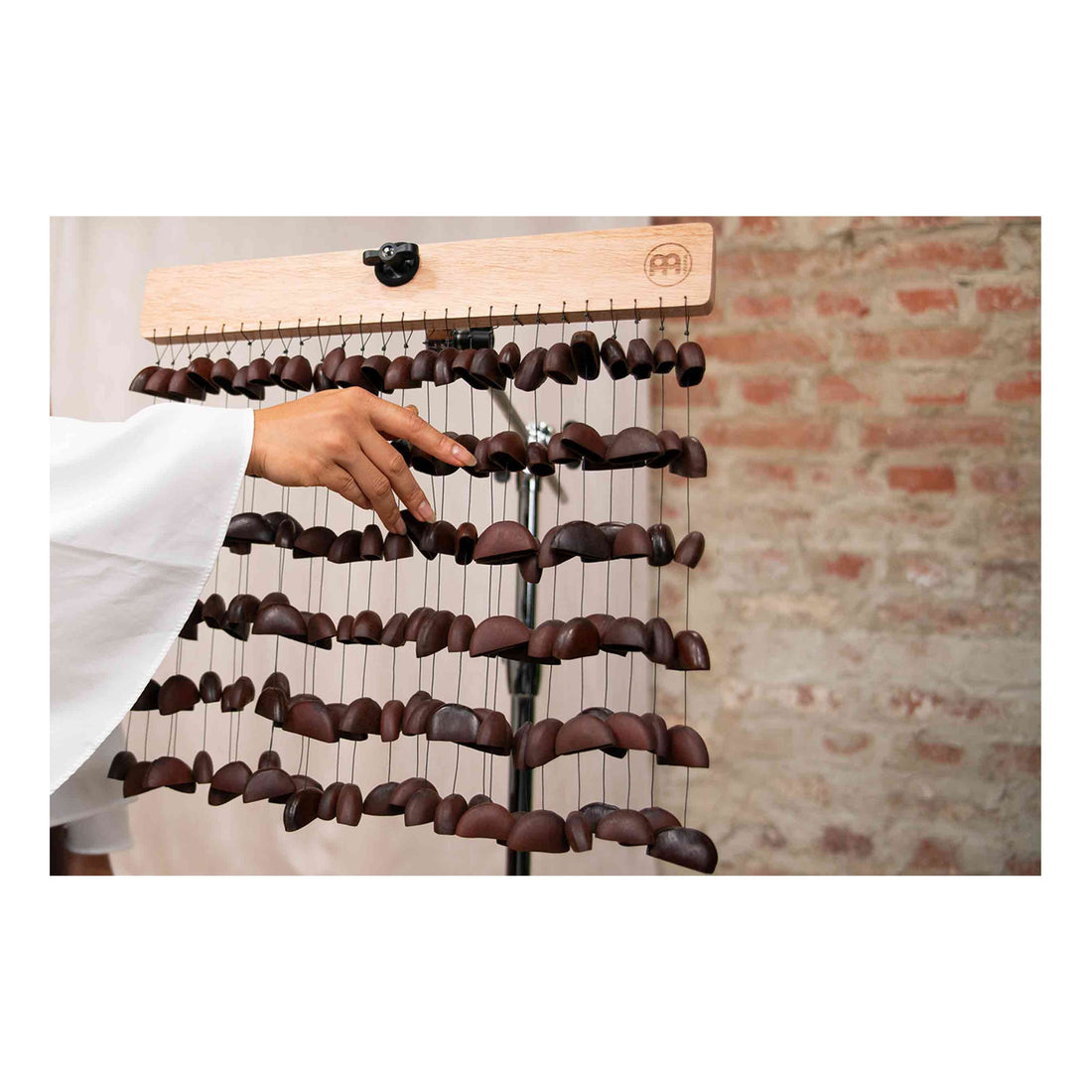 Pala Chimes aus Nussschalen und Mahagoniholz