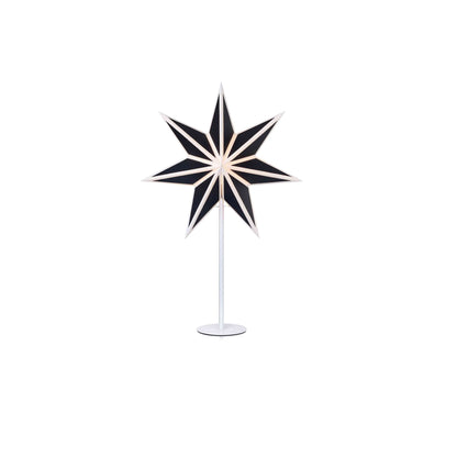 Papierstern Adele black and white table lamp