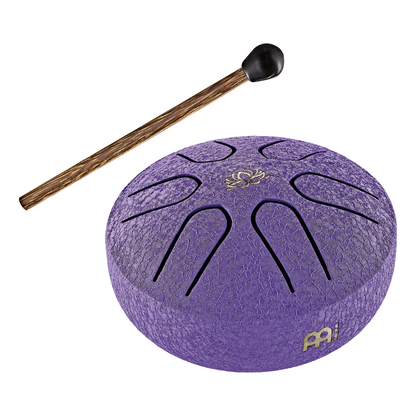 Pocket Steel Tongue Drum A-Dur Violett Lotusblume
