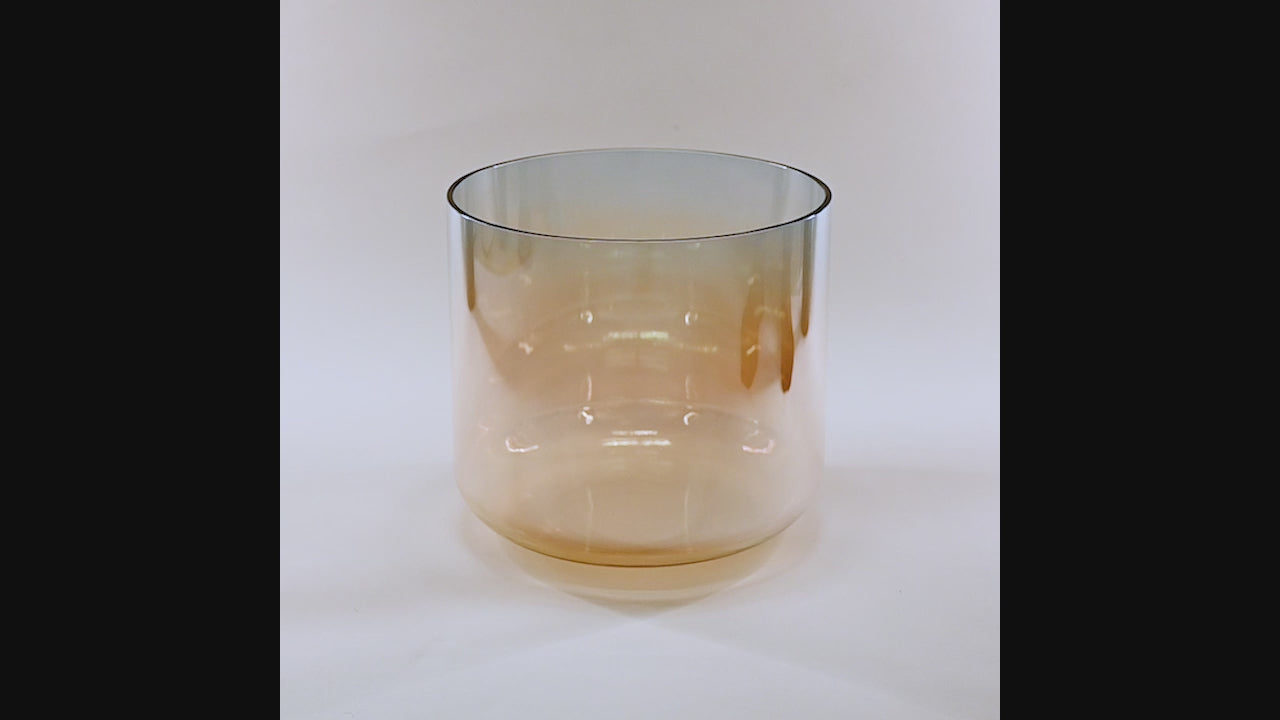 Golden Sky Kristallklangschale Gold Blau Ø 22.5 cm