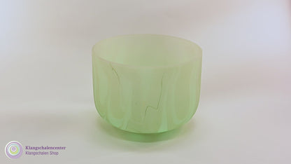 Kristallschale Herz Chakra, Marble Grün