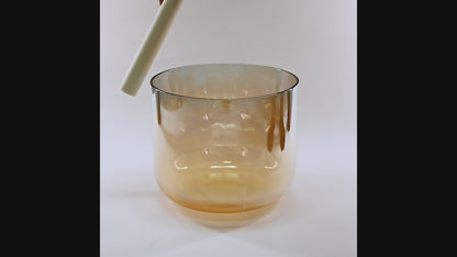 Golden Sky Kristallklangschale Gold Blau Ø 25.5 cm