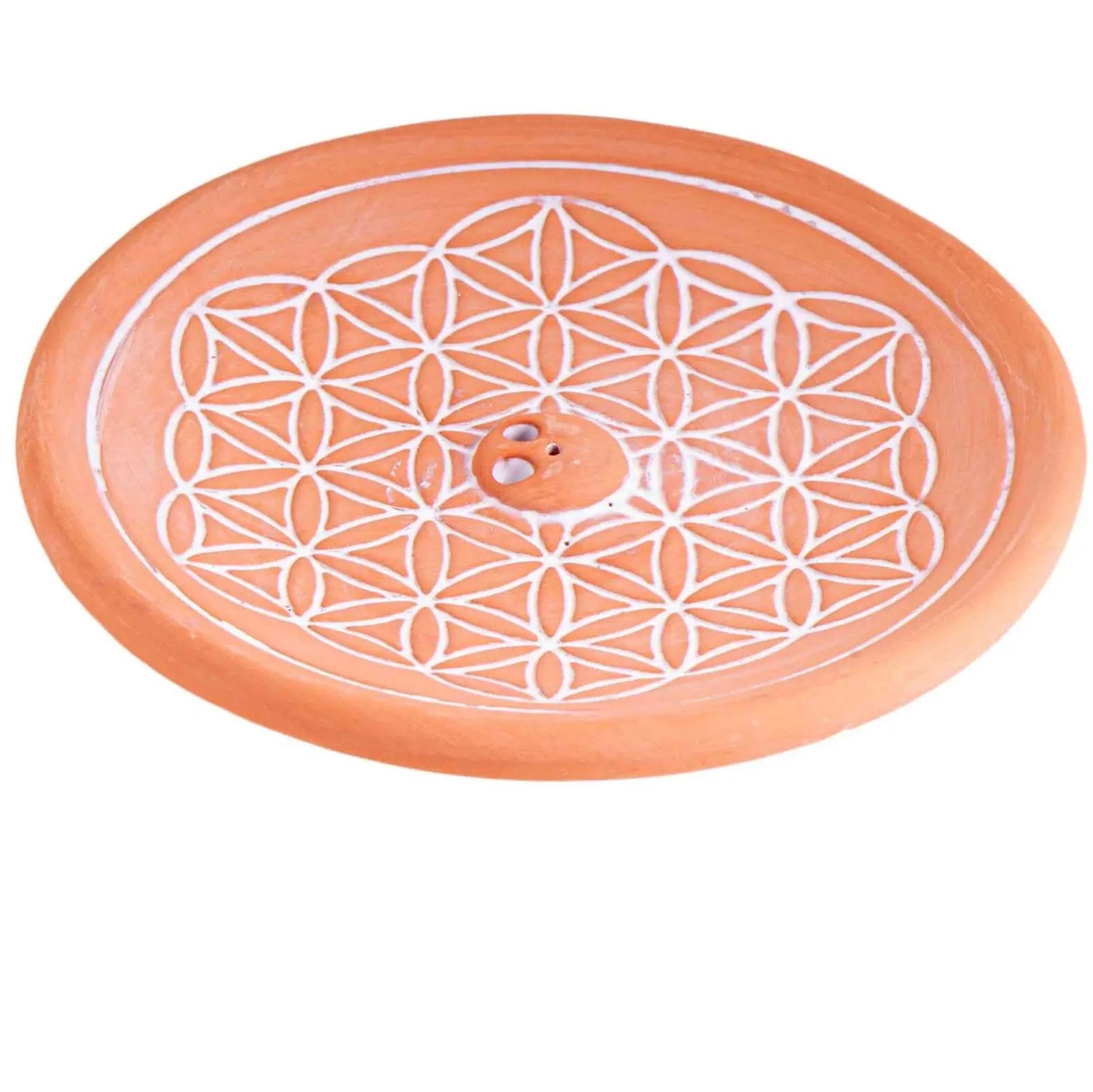 porta bastoncini di incenso in ceramica fiore della vita a002-00011-1_2400