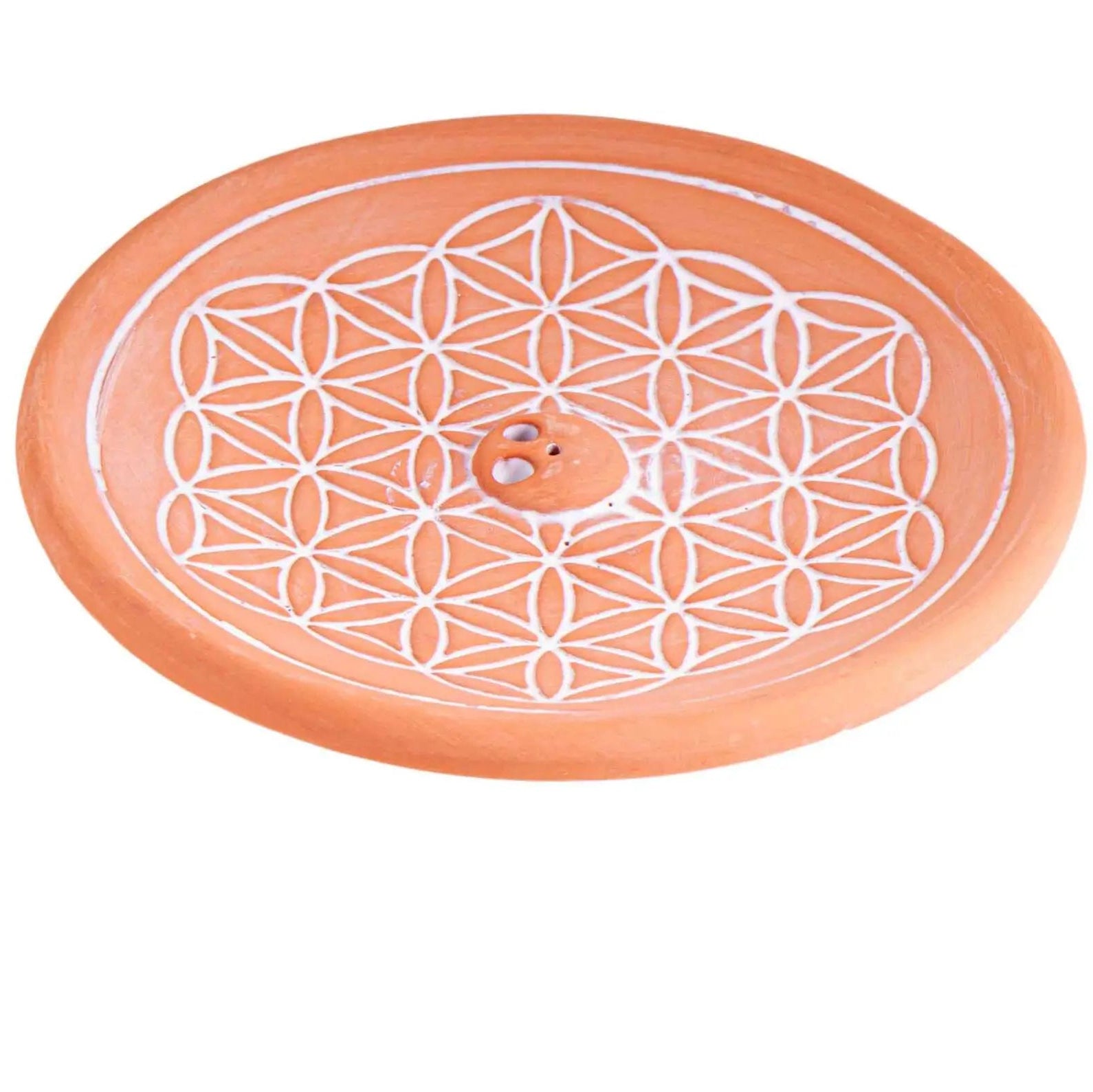 porta bastoncini di incenso in ceramica fiore della vita a002-00011-1_2400