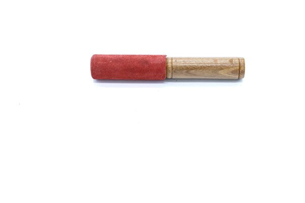 Reibeschlegel Leder klein rot