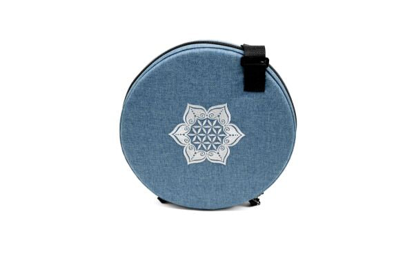Ocean Drum Tasche Blume Blau Ø 27cm