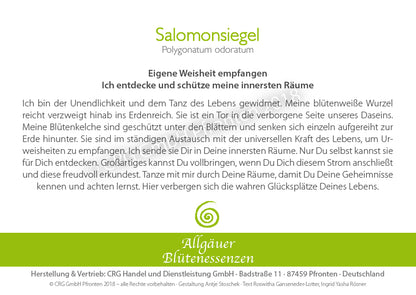 Essence florale d’Allgäu – Sceau de Salomon