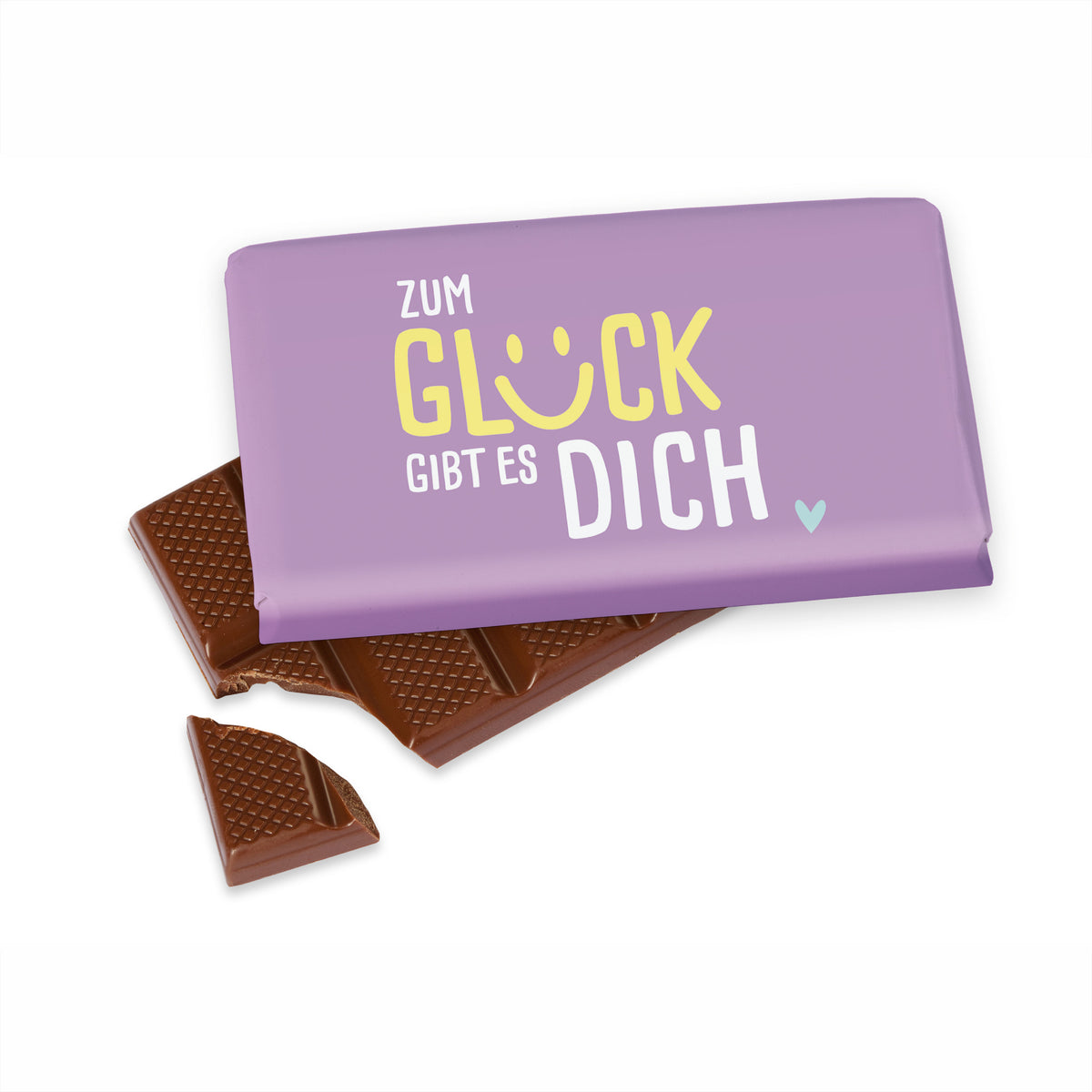Milk chocolate with a message