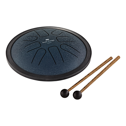 Small Steel Tongue Drum g-Moll Blau