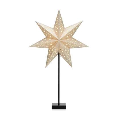 Papierstern Solvalla gold freigestellt