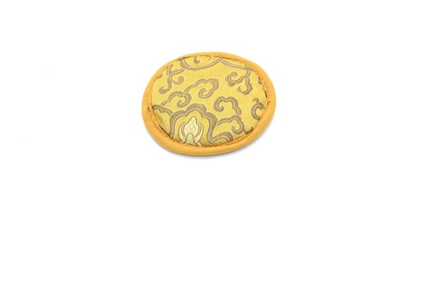 Dessous de plat jaune fin 12cm