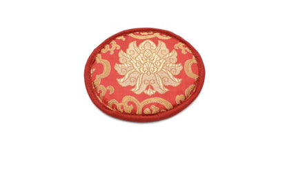 Dessous-de-verre rouge fin 14cm