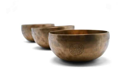 Set de 3 bols chantants pleine lune