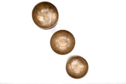 Set de 3 bols chantants pleine lune