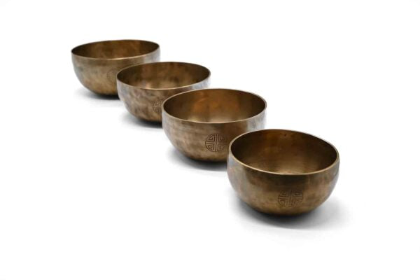 Set de 4 bols chantants pleine lune