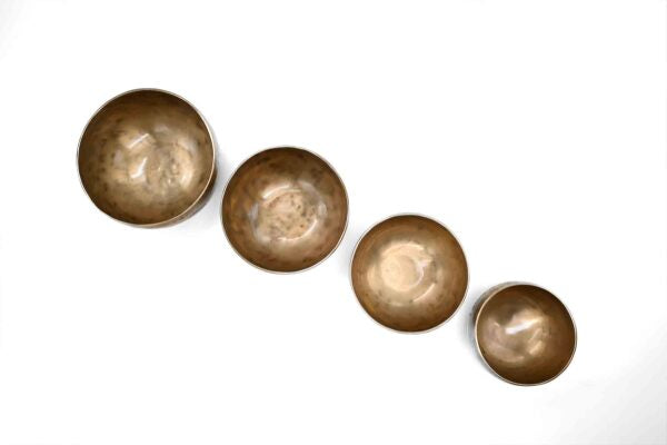 Set de 4 bols chantants pleine lune